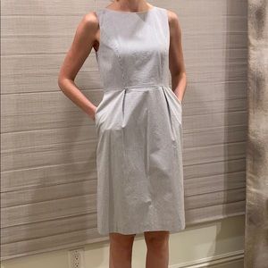 Brooks brothers seersucker dress with pockets